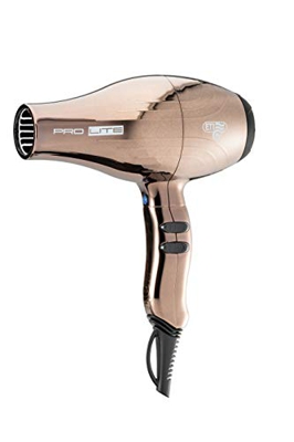 ETI Secador Profesional Prolite 1800/2000W Tecnología Iónica Pelo Suave y Brillante, Superligero con 4 Temperaturas 2 Velocidades, Motor DC Made in It