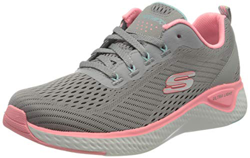 Skechers Solar Fuse Cosmic View, Zapatillas Mujer, Gris (Gray Mesh/Pink & Mint Trim Gypk), 37 EU características