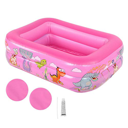 Piscina Inflable para NiñOs, Piscina Hinchable Cuadrada Familiar de Gran TamañO Piscinas para NiñOs Piscinas para BebéS BañEra para Uso DoméStico/Pati características
