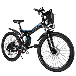ANCHEER Bicicleta eléctrica de montaña, 26"/27,5 Pulgadas, Bicicleta eléctrica con batería de Litio de 36 V, 8 Ah/10 Ah/12,5 Ah y Marchas Shimano de 2 precio