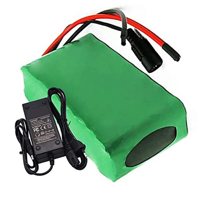 FREEDOH Paquete Batería Litio 24 V 6 Ah 18650 7S2P Batería Iones Litio Bicicleta Eléctrica 500 W Batería PVC Impermeable para Bicicleta Eléctrica Scoo