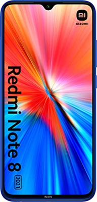 Xiaomi Redmi Note 8 Edición 2021- Smartphone 4GB RAM + 64GB ROM MediaTek Helio G85 Octa-Core Processor, Azul (Versión ES/PT)