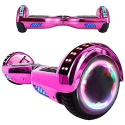Magic Way Hoverboard - 6.5" - Bluetooth - Motor 700 W - Velocidad 15 km/h - LED - Patinete Eléctrico Auto-Equilibrio - para niños y Adultos (Rosa Crom características