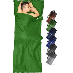 Fit-Flip Sábana Saco de Dormir Compacto, Sábana de Viaje de Microfibra, Saco de Dormir de algodón, Saco de Dormir Ligero con Cremallera, Saco sábana d precio