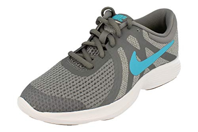 Nike Revolution 4 (GS), Zapatillas de Atletismo Hombre, Multicolor (Cool Grey/Blue Fury/Pure Platinum/Black 014), 40 EU