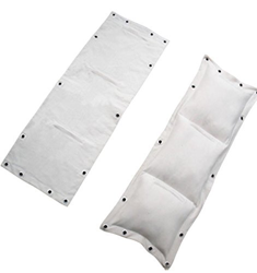 Grofitness 112 x 40 cm Wing Chun 3 secciones vacío saco de boxeo Kung Fu MMA patadas bolsa de pared de boxeo bolsa de arena características