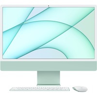 iMac 61 cm (24") 4480 x 2520 Pixeles Apple M 8 GB 256 GB SSD PC todo en uno macOS Big Sur Wi-Fi 6 (802.11ax) Verde, Sistema MAC