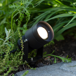 Garden 24 foco LED, negro, 15 vatios en oferta