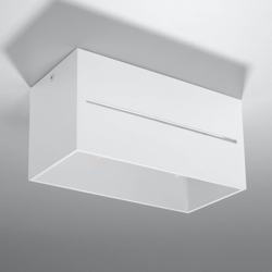 Plafón Top Maxi de aluminio, blanco precio