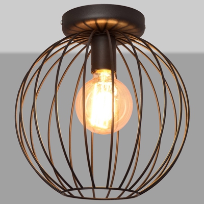 Plafón Cumera, pantalla jaula abierta, Ø 30cm
