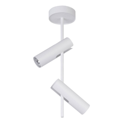Foco de techo Leda 2, 2 luces, blanco en oferta