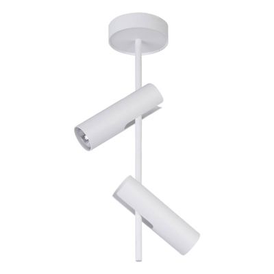 Foco de techo Leda 2, 2 luces, blanco