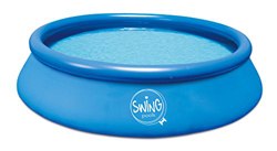 Ambientehome Quick Up Easy Piscina sobre Suelo Incluye Bomba de Filtro, Azul, 366 x 366 x 91 cm, 6756 L, 26019 precio