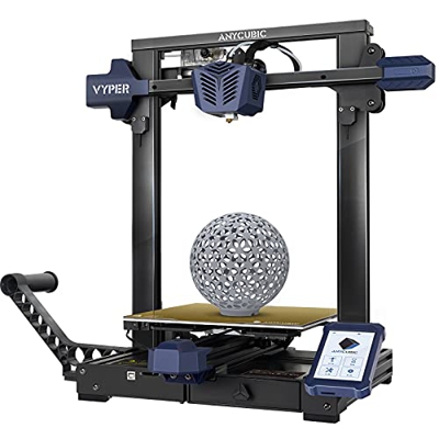 ANYCUBIC Vyper Impresora 3D con plataforma magnética de acero, funciona con TPU/PLA/ABS/PETG, 9,6" (L) x 9,6" (W) x 10,2" (H) Tamaño de impresión