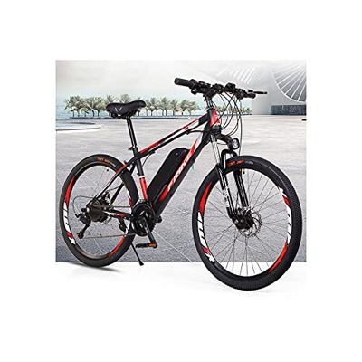 DDFGG Bicicleta Eléctrica Ebike Mountain Bike, Bicicleta Eléctrica de 26" 250W con Batería de Litio de 36V 8Ah extraíble y 21 Velocidades