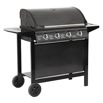 Happy Garden Barbacoa de Gas Reno- 4 quemadores con termómetro