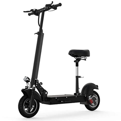 TODIMART Patinete Electrico Adultos con Asiento Desmontable con Doble Suspensión, 350/500/1000W 3 Tipos De Potencia De Motor Opcional (Modelo: E202) en oferta