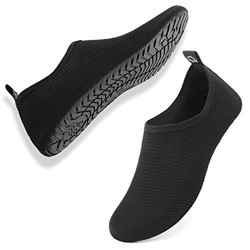 Zapatos de Agua Buceo Snorkel Hombre Mujer Escarpines de Surf Playa Natación Deportes acuáticos(XSPao-Negro,38/39EU) precio