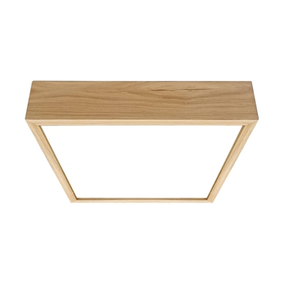 Plafón Quatro DR, marco de madera, 38,5 cm