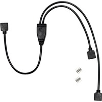 RGB Verteiler 2-fach 0,48 m S-Video (4-pin) 2 x S-Video (4-pin) Negro, Cable Y