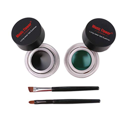 LEVEL GREAT 2pcs / Set Mujeres Delineador de Ojos Gel Crema Larga duración delineador de Ojos Delineador de Ojos Delineador de Ojos compone la Herrami características