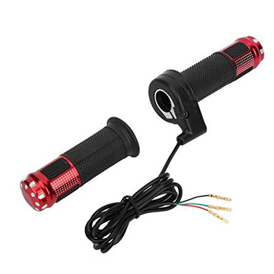 SALUTUYA 1 par de Acelerador de Bicicleta eléctrica Twist Universal Bicicleta eléctrica E-Bike Scooter Twist Speed Throttle para Bicicleta eléctrica