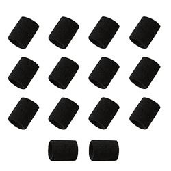 Tucireat Muñequeras Deportivas 14 Piezas Muñequeras Sudor Muñequeras Deportivas Elásticas de Algodón Muñequera Tenis para Mujeres Unisex Hombres Bádmi precio