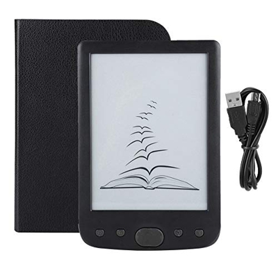 Nuobi Lector de Libros ElectróNicos, Lector Eink Digital BK-6025L ​​6Inch 8G Libros ElectróNicos con Luz Ajustable y BotóN Independiente para Libro Ab