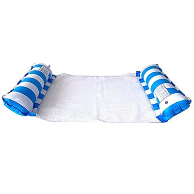 XIAOMAOMAO Hamaca de Agua, Hamaca Flotante, 4 en 1 Hamaca Piscina Hamaca de Agua Flotante Plegable, Cama Flotante Portátil e Inflable, Sillas de Pisci