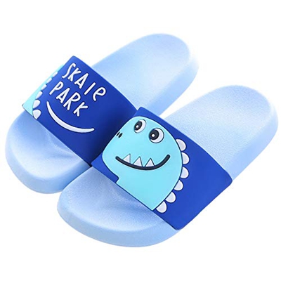 Chanclas de playa Zapatos de Piscina para Niña Niño Sandalias Verano Antideslizante Zapatillas de Baño Casa Hombre Mujer Cielo azul 32/33 EU