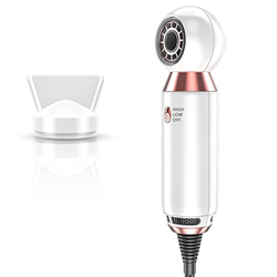 Qicool - Secador de pelo de viaje, Smart Heat Control que protege el cabello, compacto y ligero, con concentrador, para viajes, hogar, 800 W, color bl características