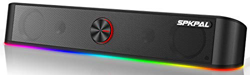 Barra de Sonido para Altavoces de PC, Bluetooth 5.0 de 10 W, Barra de Sonido RGB con Cable USB con Audio estéreo Envolvente, conexión Auxiliar de 3,5  en oferta