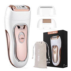 ElectriBrite - Depiladora inalámbrica para mujer, depiladora de larga duración, depiladora y afeitadora con luz LED para axilas y zona del bikini, cui características