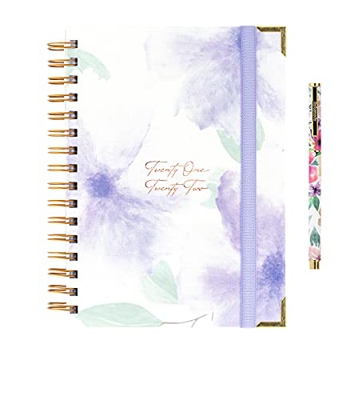 Takenote Agendas - Camila - Agenda Académica 2021-2022 - Semana Vista - Dietario Castellano e Inglés -224 páginas- Tamaño A5 - 16 x 21 cm- Anillas Bro