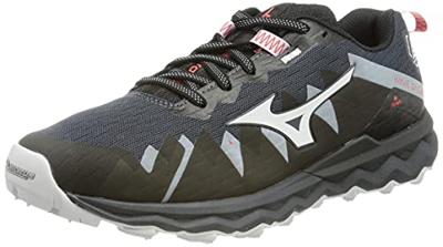 Mizuno Wave Daichi 6, Zapatillas para Carreras de montaa Mujer, Indiaink-Encendido Negro, 36 EU