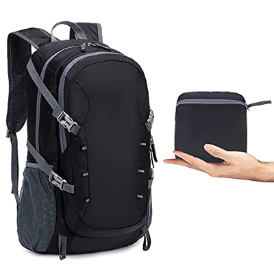 Cooltto Mochila Senderismo 40L Ultra Ligera Mochila de Viaja Trekking Mochila Portátil Plegable Impermeable con Bolsillo Mojado para Deportes Senderis