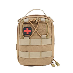 Botiquín de Primeros Auxilios,Greyghost EMT Bolsa Cinturon Táctica Compacta MOLLE Botiquín Emergencia Médico 1000D Kit Botiquin para Viajes, Lugar de  precio