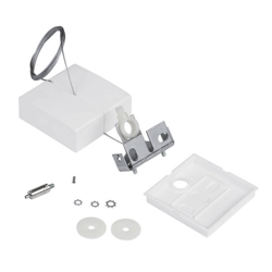 Siteco Vega de 1 cable, dosel blanco angular precio