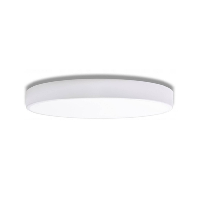 Plafón Cleo en blanco con difusor, Ø 78cm