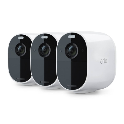 Arlo Essential cámara exterior, set 3 ud, blanco