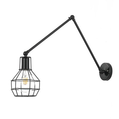 Aplique Spider, pantalla jaula en el brazo largo