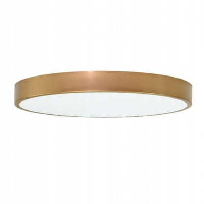 Plafón Cleo en oro con difusor, Ø 78cm
