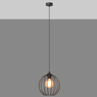 Lámpara colgante Cumera pantalla jaula, Ø 24cm