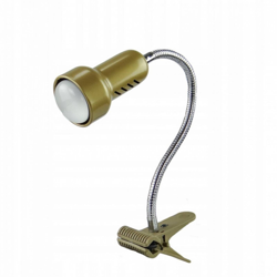 Lámpara de pinza Lolek, brazo flexible largo, oro en oferta