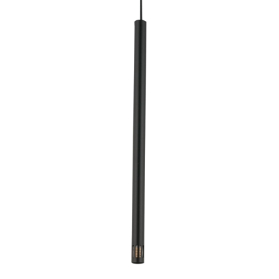 Lámpara colgante Sopel Laser, 1 luz, negro