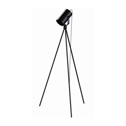Lámpara de pie La Tuba 1250 trípode, foco, negro en oferta