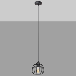 Lámpara colgante Cumera con pantalla jaula, Ø 16cm características