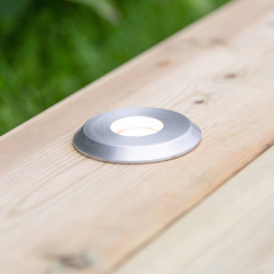 Garden 24 foco LED, plata, luz arriba, 3W precio