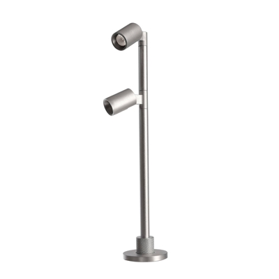 Lámpara LED expositor Herculis double 4.000K plata