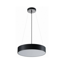Lámpara colgante Cleo 400 en negro con difusor características